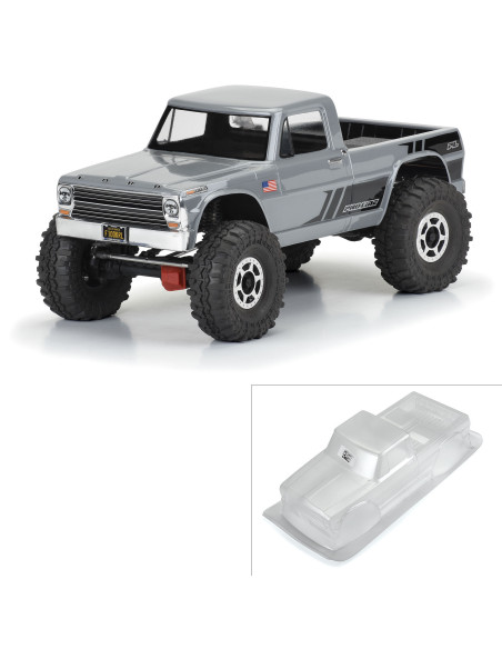1-10 1967 Ford F-100 Clear Body 12.3" (313mm) Wheelbase Crawlers
