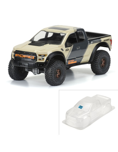 1-10 2017 Ford F-150 Raptor Clear Body 12.3"...