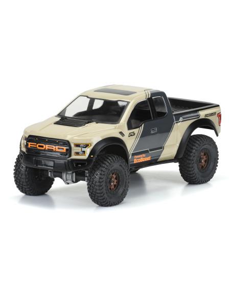 1-10 2017 Ford F-150 Raptor Clear Body 12.3" (313mm) WB Crwlrs