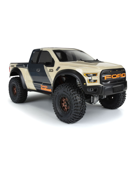 1-10 2017 Ford F-150 Raptor Clear Body 12.3" (313mm) WB Crwlrs