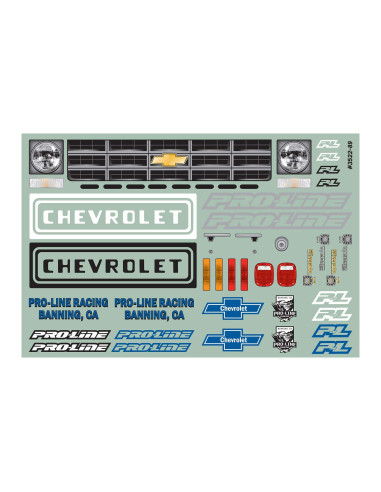1-10 1978 Chevy K-10 Clear Body 12.3" (313mm)...