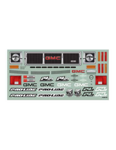 1-10 1973 GMC Sierra 3500 Clear Body 12.3"...
