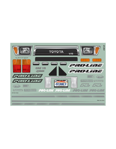 1-10 1991 Toyota 4Runner Clear Body 12.3"...