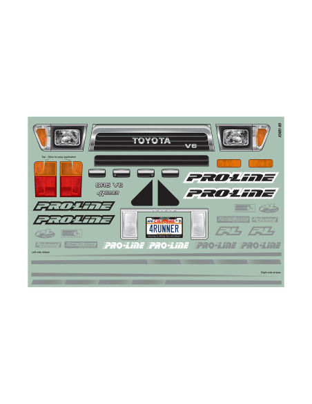 1-10 1991 Toyota 4Runner Clear Body 12.3" (313mm) Wheelbase Crawlers
