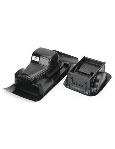1-10 1946 Dodge Power Wagon Black Body 12.3" (313mm) WB Crawlers