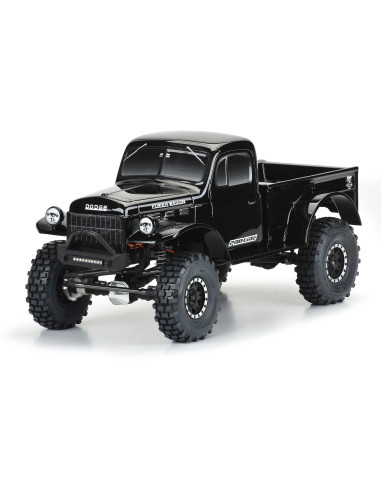 1-10 1946 Dodge Power Wagon Black Body 12.3"...
