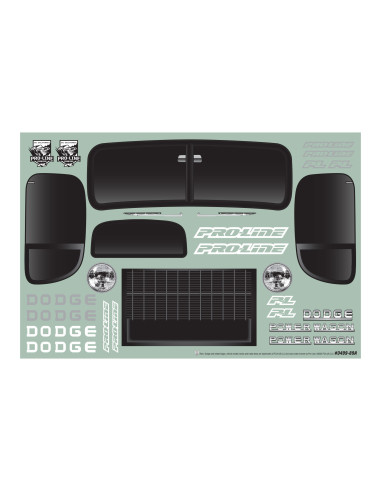 1-10 1946 Dodge Power Wagon Black Body 12.3"...