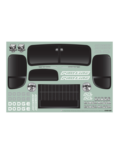 1-10 1946 Dodge Power Wagon Black Body 12.3" (313mm) WB Crawlers