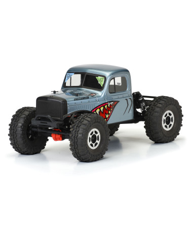 1-10 Comp Wagon Cab-Only Clear Body 12.3"...