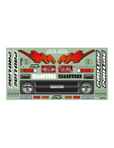 1-10 Sumo L Clear Body 12.3" (313mm) Wheelbase...