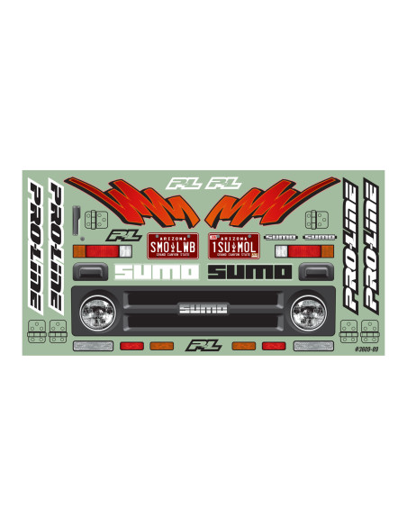 1-10 Sumo L Clear Body 12.3" (313mm) Wheelbase Crawlers