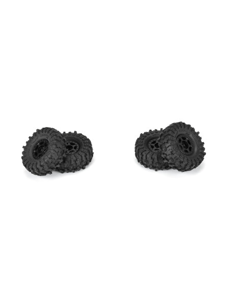 1-24 Mickey Thompson Baja Pro X F-R 1.0" MTD 7mm Black Holcomb (4)