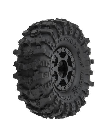 1-24 Mickey Thompson Baja Pro X F-R 1.0" MTD 7mm Black Holcomb (4)