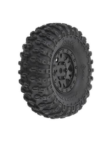 1-24 Hyrax Front-Rear 1.0" Tires Mounted 7mm...
