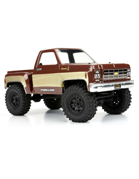 1-24 Hyrax Front-Rear 1.0" Tires Mounted 7mm Black Impulse (4): SCX24