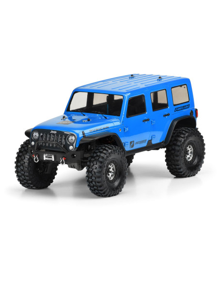 1-10 Jeep Wrangler Unlimited Rubicon Clr Body 12.8" WB TRX-4