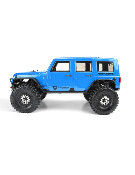 1-10 Jeep Wrangler Unlimited Rubicon Clr Body 12.8" WB TRX-4
