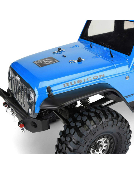 1-10 Jeep Wrangler Unlimited Rubicon Clr Body 12.8" WB TRX-4