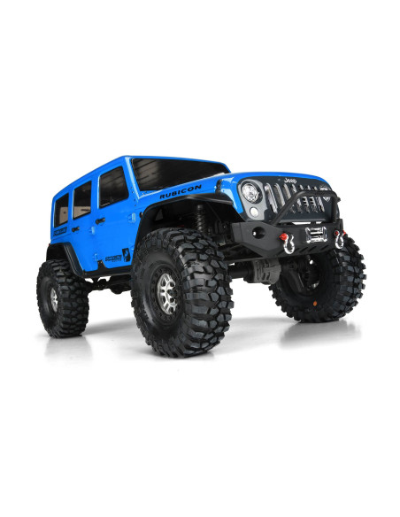 1-10 Jeep Wrangler Unlimited Rubicon Clr Body 12.8" WB TRX-4