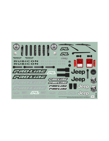 1-10 Jeep Wrangler Unlimited Rubicon Clr Body 12.8" WB TRX-4