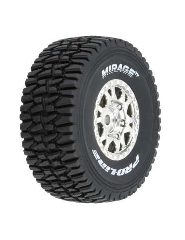 1-16 Mirage TT F-R Tires MTD 12mm Silver...