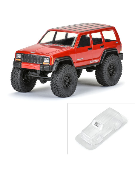 1-24 2001 Jeep Cherokee Clear Body: SCX24