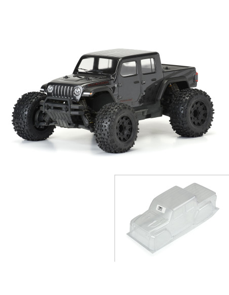 1-10 Jeep Gladiator Rubicon Clear Body: GRANITE