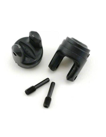 5458x Yokes, differential and transmission (2) / 4x15mm screw pins (2)