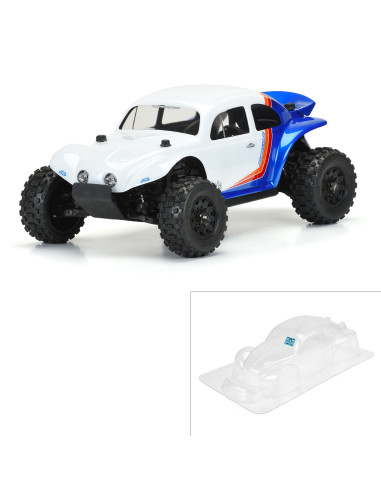 1-10 VW Baja Bug Clear Body: Short Course