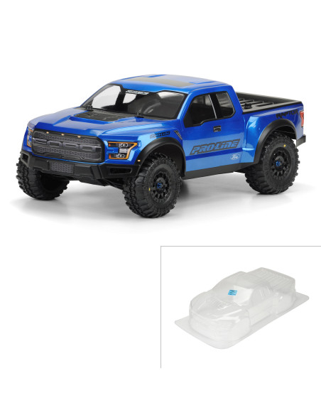 1-10 2017 Ford F-150 Raptor True Scale Clear Body: Short Course