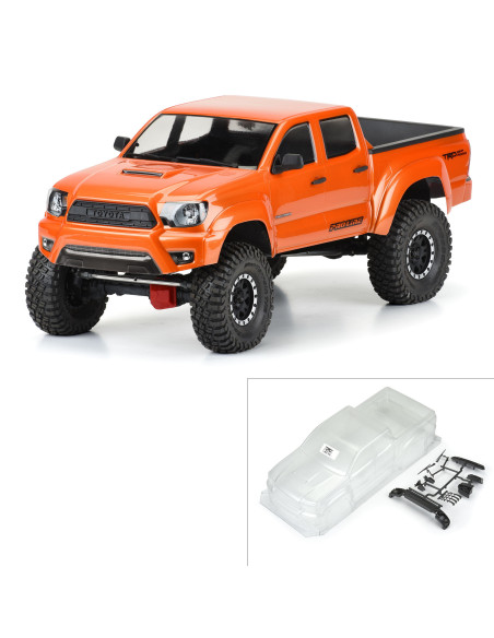 1-10 2015 Toyota Tacoma TRD Pro Clear Body 12.3" (313mm) Wheelbase: Crawlers