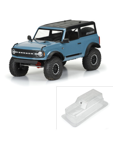 1-10 2021 Ford Bronco Clear Body Set 11.4"...
