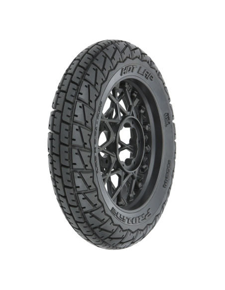 1-4 Hot Lap MX S3 Front Tire MTD Black Supermoto Wheel: Promoto-MX