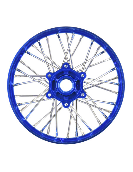 1-4 Pro-Spec Aluminum V2 Bead Rear Wheel Blue-Blue (1): Promoto-MX