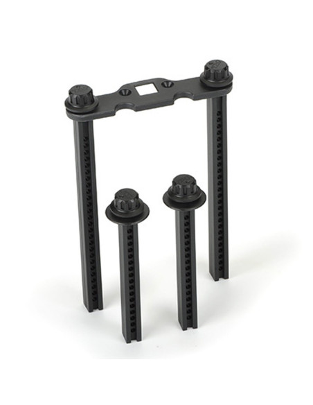 1-8 Extended Front-Rear Body Mounts: REVO 3.3  E-REVO & SUMMIT
