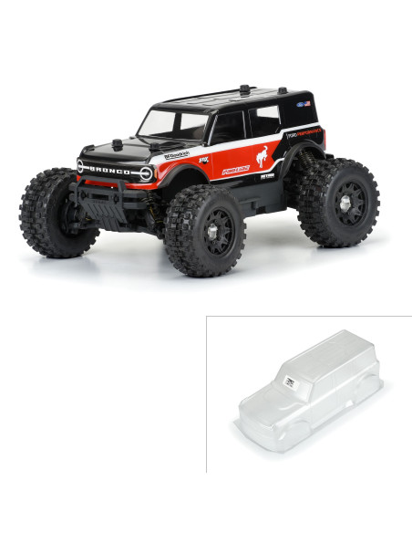 1/10 2021 Ford Bronco Clear Body: Granite  Vorteks
