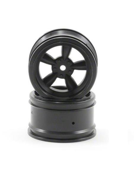 HPI 31mm Vintage 5-Spoke Wheel (Black) (2) (6mm Offset)