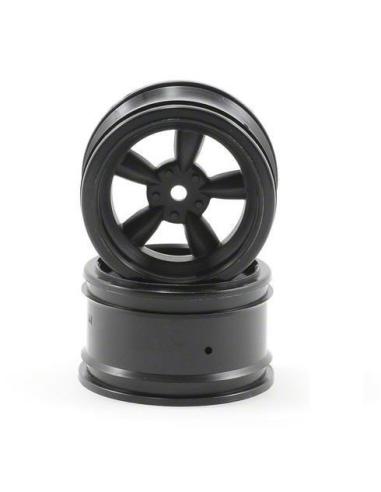 HPI 26mm Vintage 5-Spoke Wheel (Black) (2) (6mm Offset)