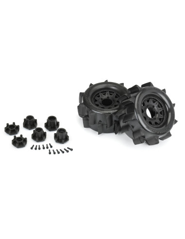 1-10 Sand Paw HP BELTED F-R 2.8" MT Tires MTD...