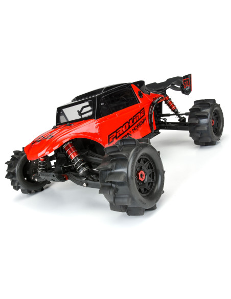 1-10 Sand Paw HP BELTED F-R 2.8" MT Tires MTD 12-14mm Black Raid (2)