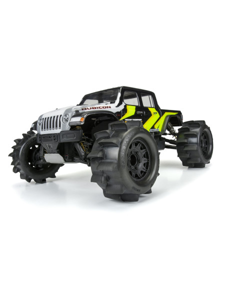 1-10 Sand Paw HP BELTED F-R 2.8" MT Tires MTD 12-14mm Black Raid (2)