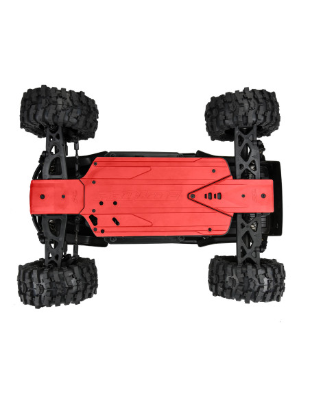 Bash Armor Chassis Protector (Red) for ARRMA 3S Long WB