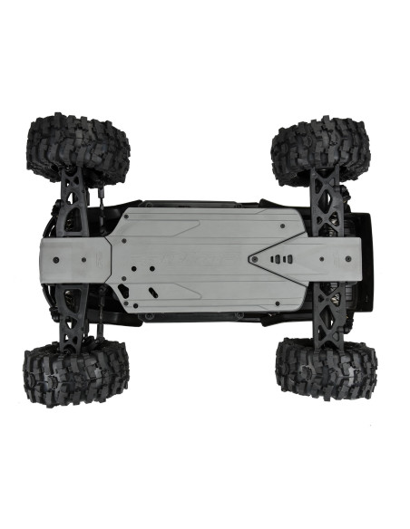 Bash Armor Chassis Protector (Stone Gray) for ARRMA 3S Long WB