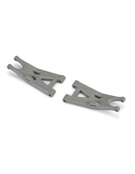 Bash Armor Front Suspension Arms (Stone Gray) for ARRMA 3S Vehicles
