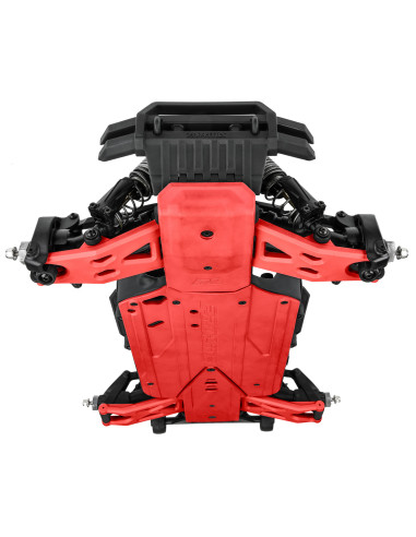 Bash Armor Chassis Protector (Red) for ARRMA 3S...