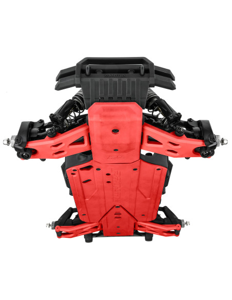 Bash Armor Chassis Protector (Red) for ARRMA 3S Short WB