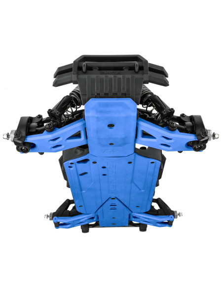 Bash Armor Front Suspension Arms (Blue) for ARRMA 3S Vehicles