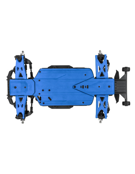 Bash Armor Front Suspension Arms (Blue) for ARRMA 3S Vehicles