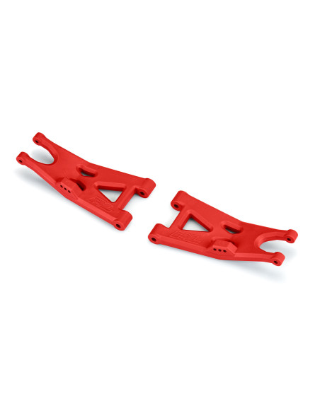 Bash Armor Front Suspension Arms (Red) for ARRMA 3S Vehicles