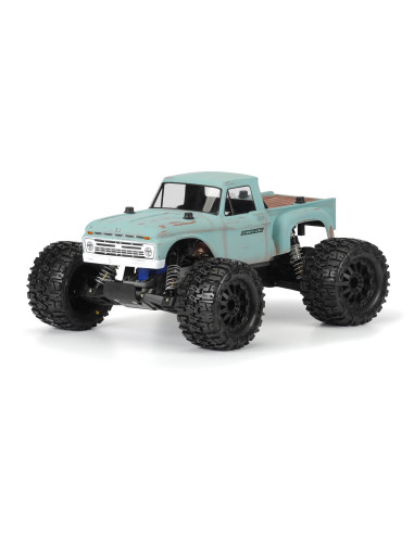 1-10 1966 Ford F-100 Clear Body: Stampede